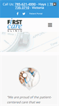 Mobile Screenshot of firstcareclinic.com
