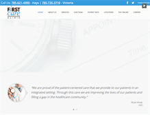 Tablet Screenshot of firstcareclinic.com